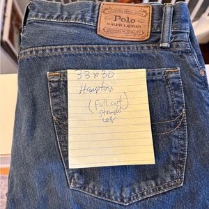 Men’s Polo Ralph Lauren Hampton Relaxed Straight Blue Jeans